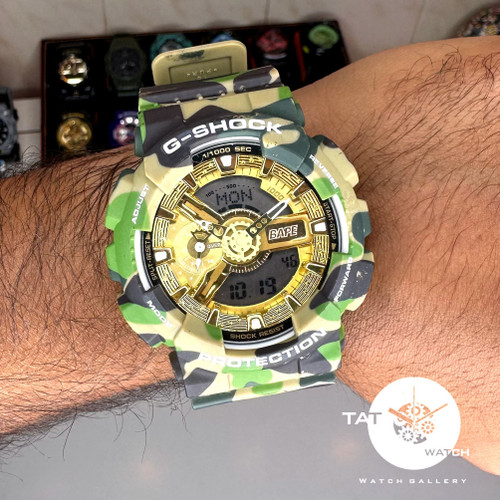 ساعت مردانه جی شاک GA110 کیفیت مستر یک سال با جعبه در 50 رنگبندی G-Shock ساعت مچی