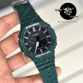 ساعت مچی مردانه جی شاک Ga2100 سبز با یک ساله جعبه دارای رنگبندی G-Shock