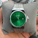 ساعت مچی اورجینال کاسیوCASIO صفحه رنگ بندی بند استیل رنگ ثابت کد2554