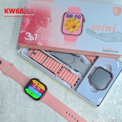 ساعت هوشمند مدل KW68mini (3بند) سری 10 امولد مجیک باتن فعال2026