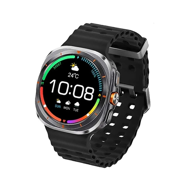 ساعت هوشمند مدل Gt88 ultramax صفحه گرد 2بند امولد تمام صفحه 90 هرتز بالاترین کیفیت بازار (فروش تک به عمده)