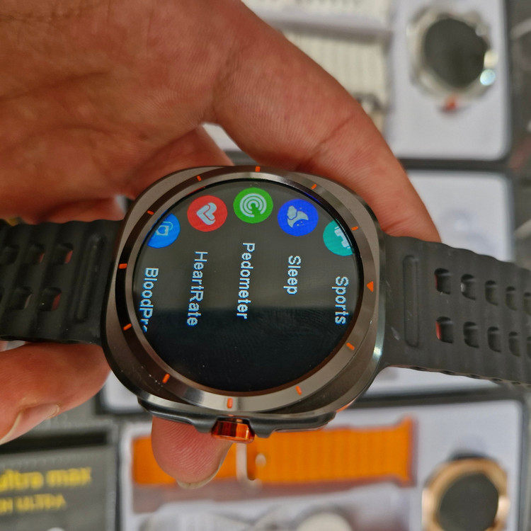 ساعت هوشمند 2 بند صفحه گرد مدل GT88 ULTRA MAX سوپر امولد بالاترین کیفیت بازار فروش تک به عمده
