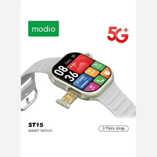 ساعت هوشمند ST15 5G سیم کارتخور دوربین دار عالی