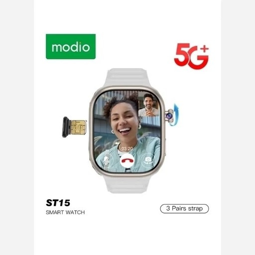 ساعت هوشمند ST15 5G سیم کارتخور دوربین دار عالی