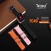 ساعت هوشمند سیم کارت خور Telzeal TC4 تلزیل با 64 گیگ حافظه داخلی 4 گیگ رم و دوربین دوگانه ریجستری عالی