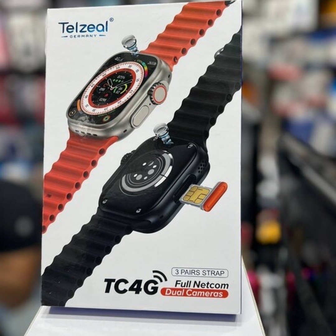 ساعت هوشمند سیم کارت خور Telzeal TC4 تلزیل با 64 گیگ حافظه داخلی 4 گیگ رم و دوربین دوگانه ریجستری عالی