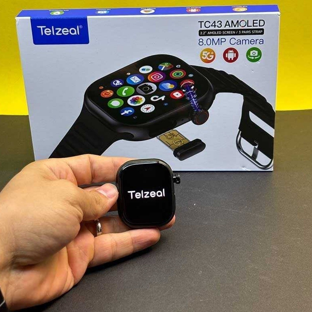 ساعت هوشمند سیم کارت خور Telzeal TC43 آمولد با دوربین مخفی ریجستری کیفیت عالی