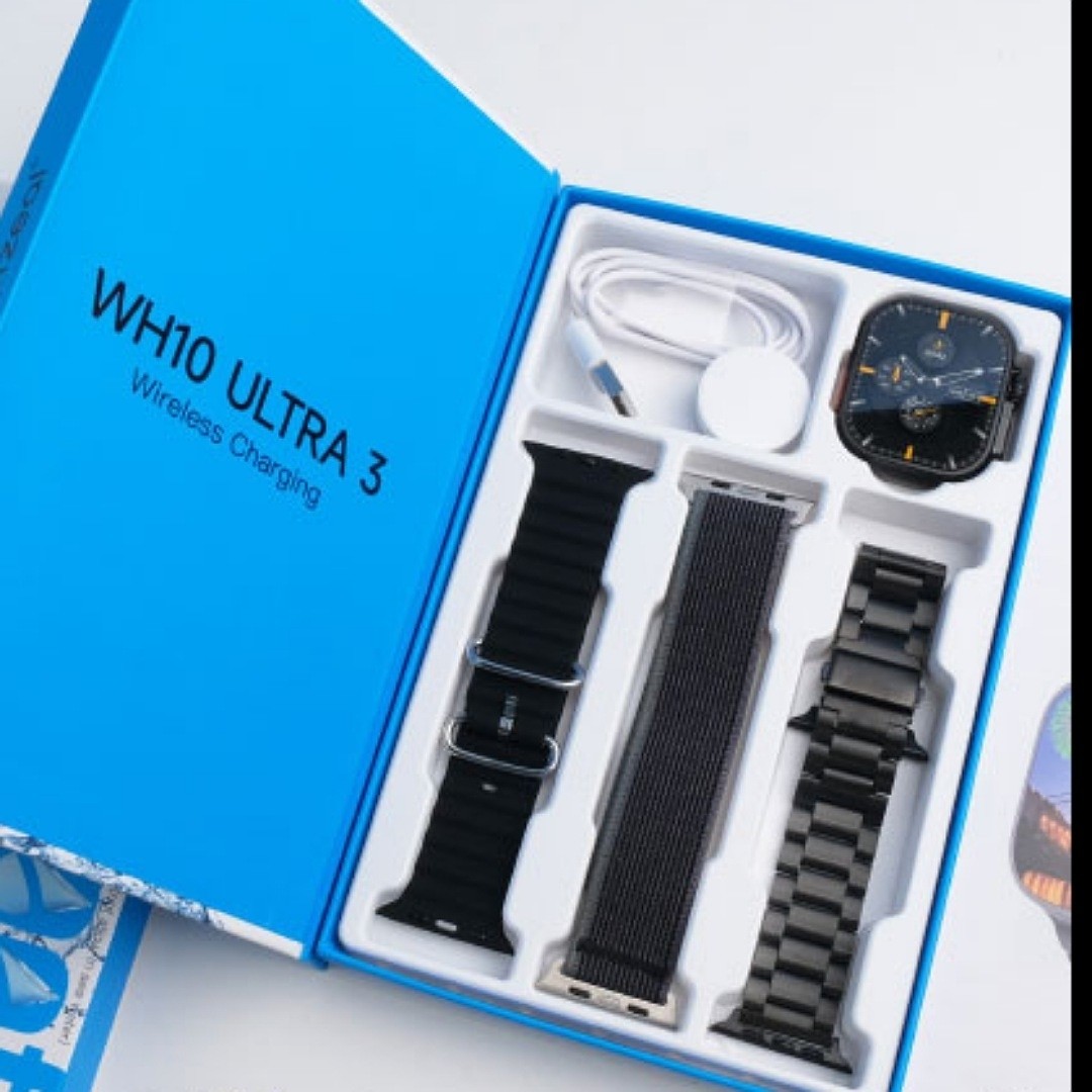 ساعت هوشمند تلزیل مدل WH10 ULTRA 3 ضدآب صفحه نمایش آمولد عالی