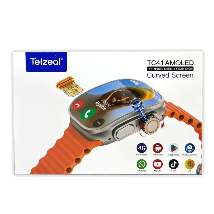 ساعت هوشمند سیم کارت خور TELZEAL TC41 دوربین چرخشی ریجستر عالی