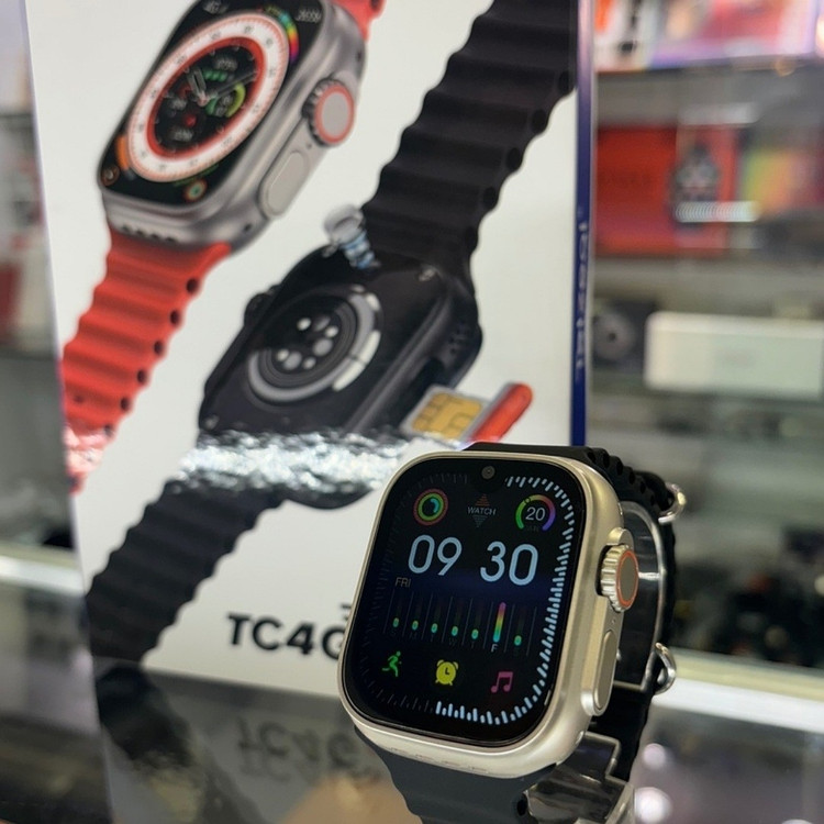 ساعت هوشمند سیم کارت خور Telzeal مدل TC4G ریجستری با 64 گیگ حافظه داخلی و 4 گیگ رم 2 دوربین و 3 بند عالی