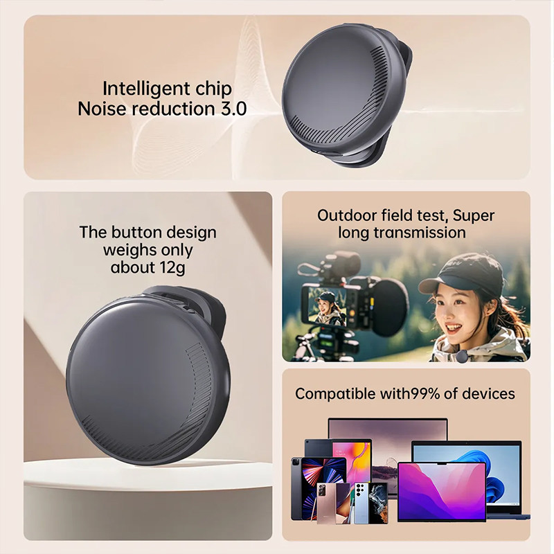 میکروفن یقه ای مدل SX19-Lightning 2xMic
