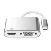 مبدل USB-C به VGA/HDMI مدل HK-1CT2P