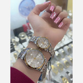 ساعت الماسی برند سیکو کیفیت عالی رنگ ثابت فروش به صورت تک و ست ۔ ساعت زنانه ۔ ست ساعت