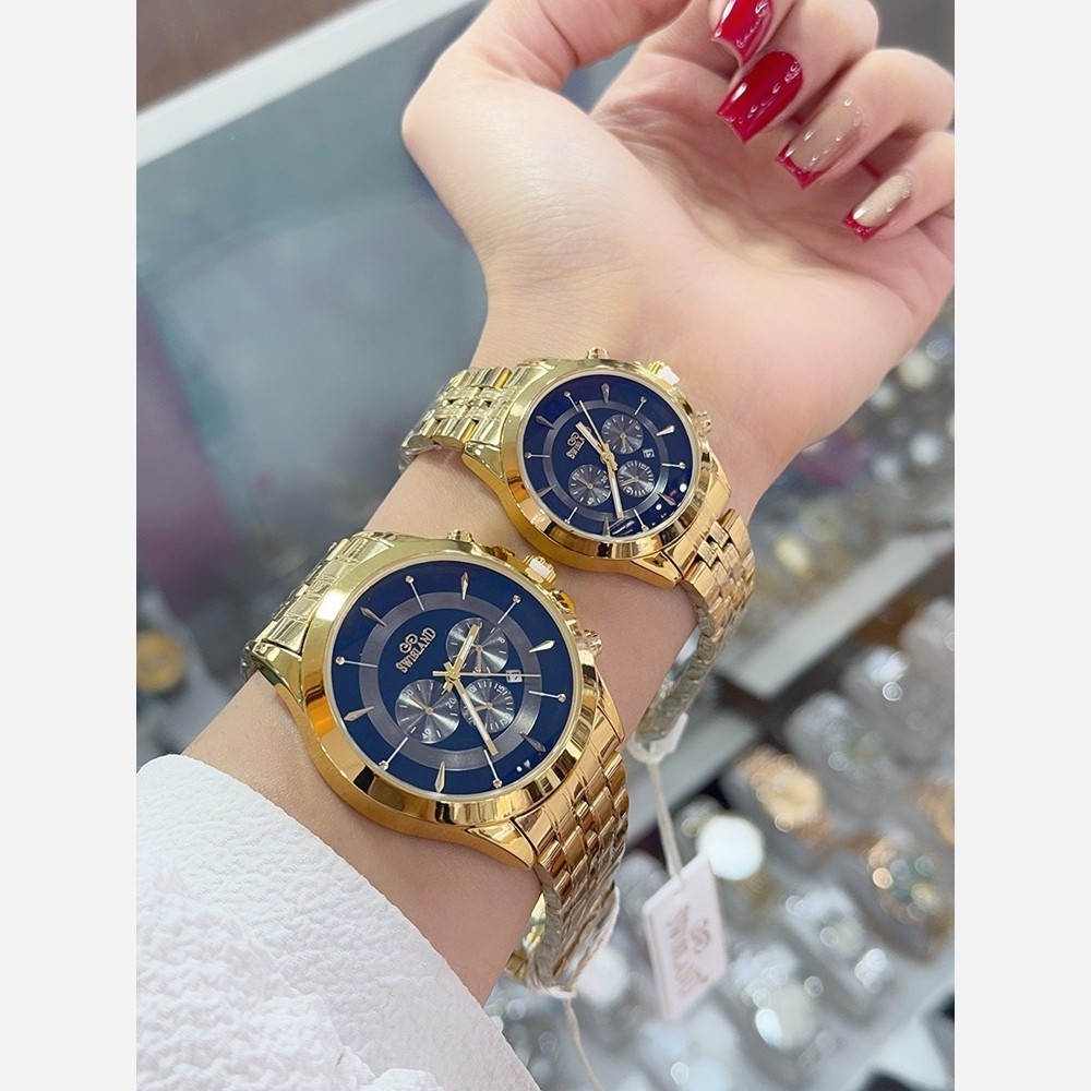 ساعت سویسلند زنانه و مردانه کیفیت عالی شیک و زیبا تاریخ دار