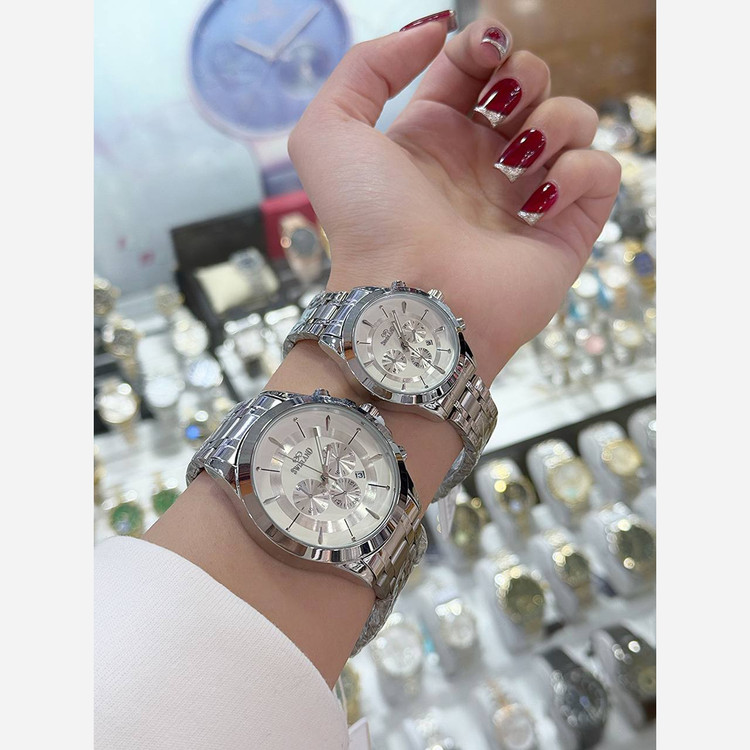 ساعت زنانه و مردانه سویسلند کیفیت عالی تاریخ دار شیک و زیبا به صورت تک و ست قابل سفارش