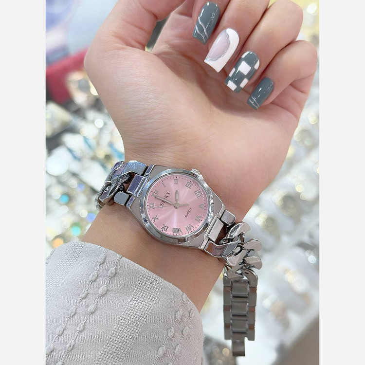 ساعت کارتیر زنانه صفحه صورتی شیک و زیبا کیفیت عالی