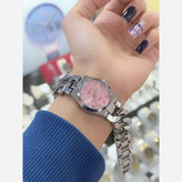 ساعت کارتیر زنانه صفحه صورتی شیک و زیبا کیفیت عالی