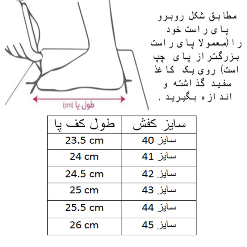کفش پیادهروی مردانه مدل C-8766