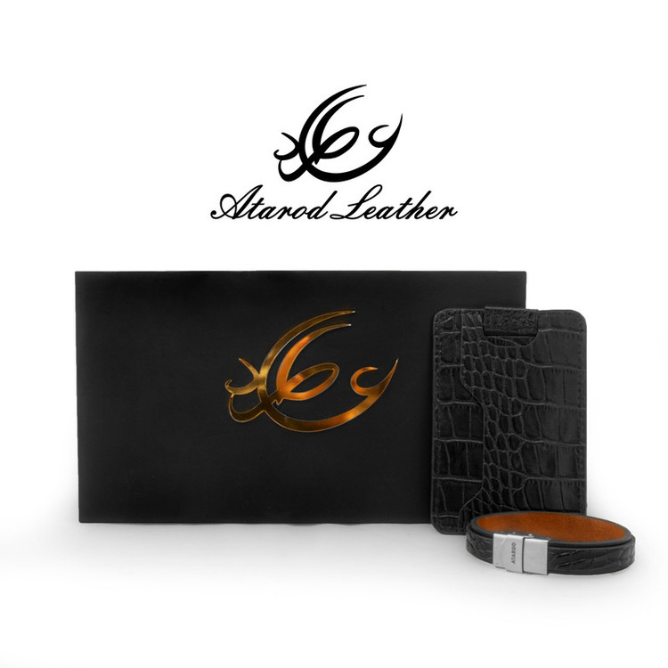 ست هدیه چرم عطارد مدل چرم طبیعی کد A110