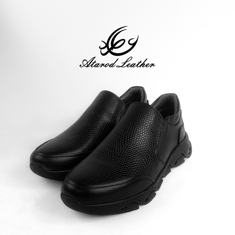 کفش روزمره زنانه چرم عطارد مدل چرم طبیعی کد SH115