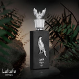 ادو پرفیوم مردانه لطافه مدل Shaheen Silver حجم 100 میلی لیتر