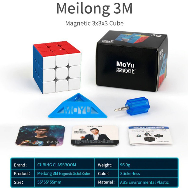 مکعب روبیک موفنگ جیااوشی مدل مویو میلانگ مگنت 3×3 Moyu MeiLong Magnetic