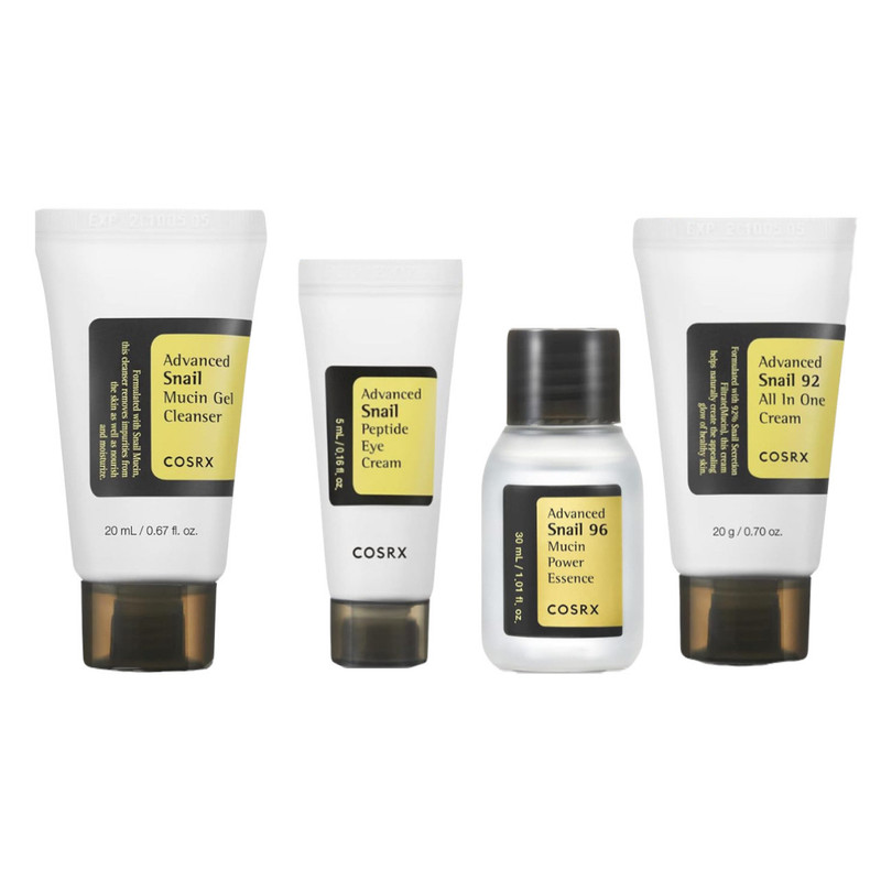مجموعه مراقبت از پوست کوزارکس مدل snail-kit بسته 4 عددی
