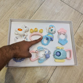 جغجغه هانگر مدل عروسک مجموعه 7 عددی