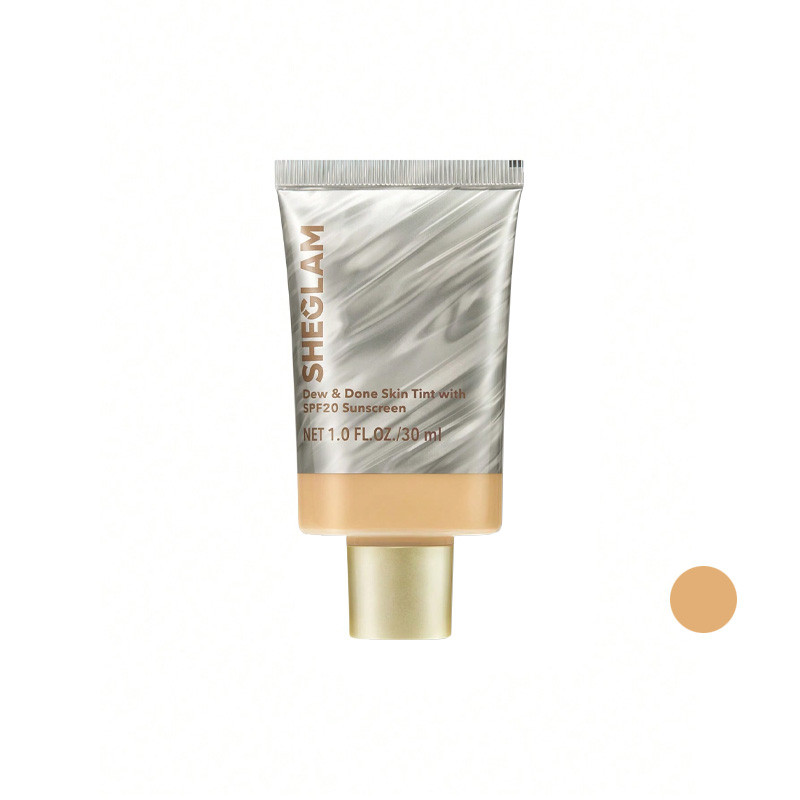 کرم پودر مایع SPF20 شیگلم مدل Bamboo شماره 06 مناسب برای انواع پوست حجم 30 میلی‌لیتر
