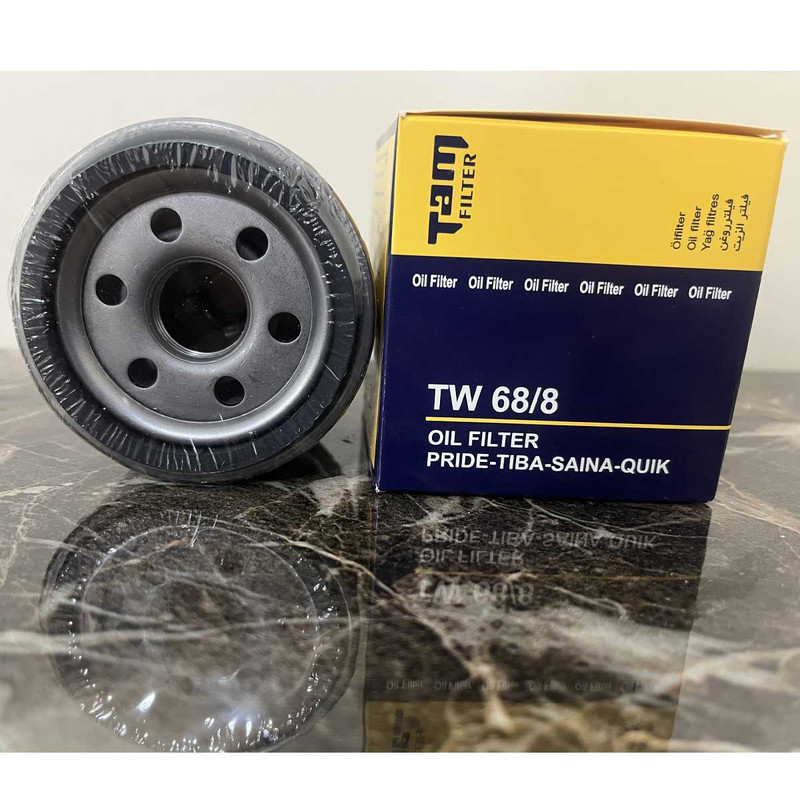 فیلتر روغن تام مدل TW68/8 مناسب برای ساینا/کوییک به همراه فیلتر هوا و کابین و فیلتر سوخت