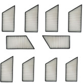 فیلتر کابین خودرو مدل HB 206-207 مناسب برای پژو 206 بسته 10 عددی