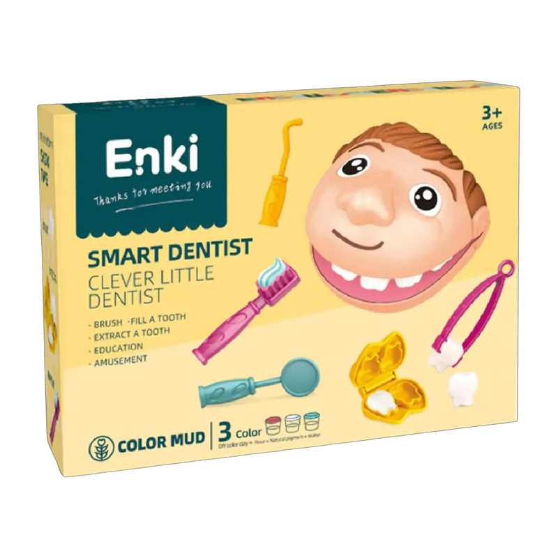 خمیر بازی مدل ست دندان پزشکی طرح Smart Dentist کد EK6024