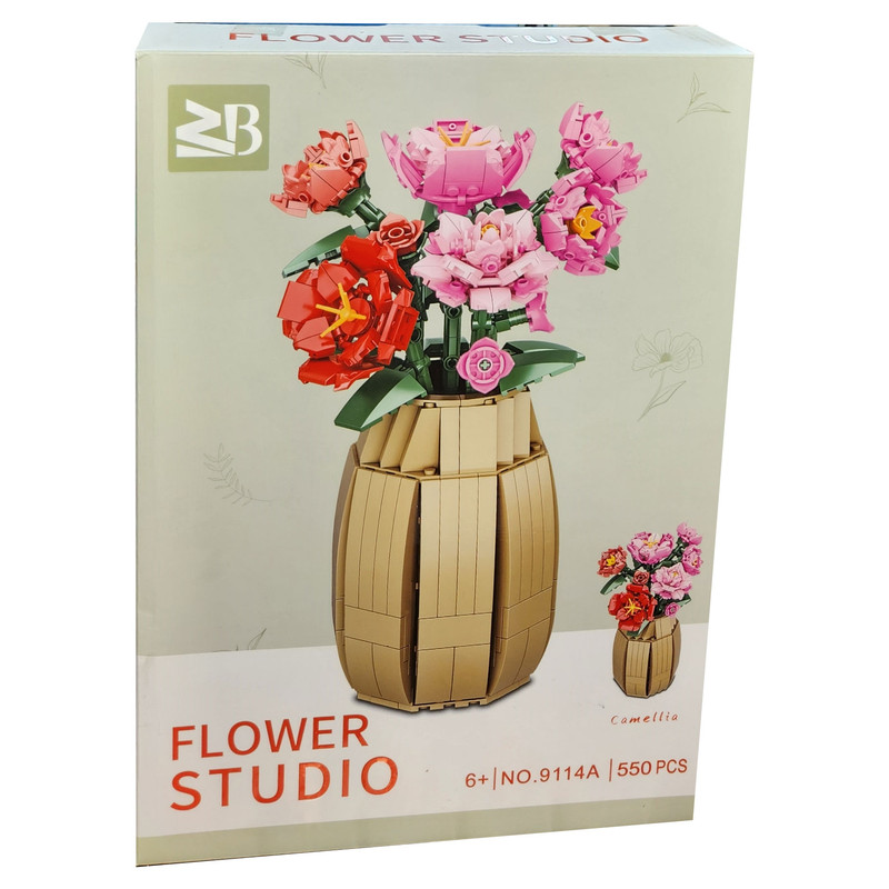 ساختنی زد بی 550 قطعه مدل Flower Studio کد 9114