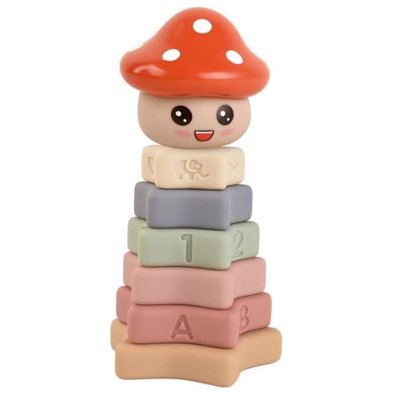 بازی آموزشی مدل Soft Jenga طرح برج هوش قارچی کد 1088