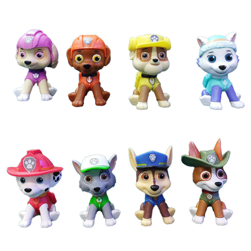 فیگور مدل سگ نگهبان PAW Patrol مجموعه 8 عددی