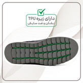 کفش روزمره مردانه مدل چرم طبیعی کد EASE - BLK