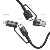 کابل تبدیل USB / USB-C به لایتنینگ / USB-C مک دودو مدل MC-CA-8070 طول 1.2 متر