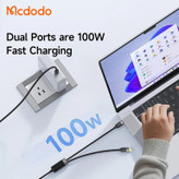 کابل USB-C مک دودو مدل 100W CA-678 طول 1.5 متر