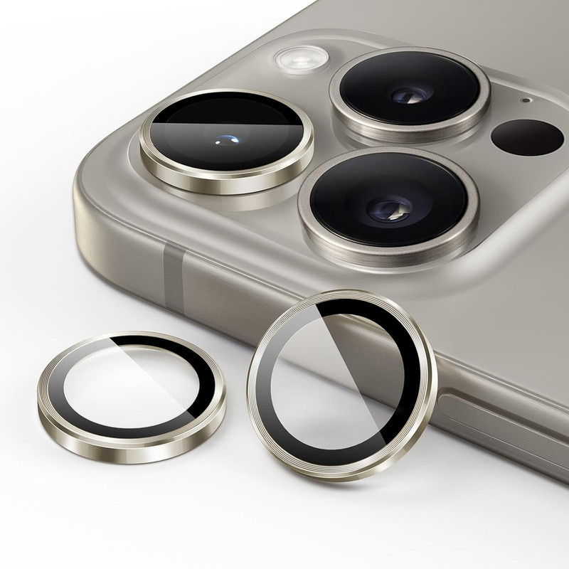 محافظ لنز دوربین شیشه‌ای یونی پرو مدل A95 مناسب برای گوشی موبایل اپل iPhone 13 Pro Max