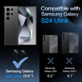 محافظ لنز دوربین شیشهای کی فون مدل ArClear مناسب برای گوشی موبایل سامسونگ Galaxy S24 Ultra