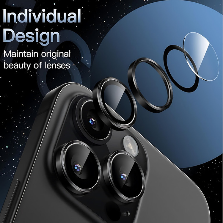 محافظ لنز دوربین شیشهای مدل Rex مناسب برای گوشی موبایل اپل iPhone 12 Pro Max
