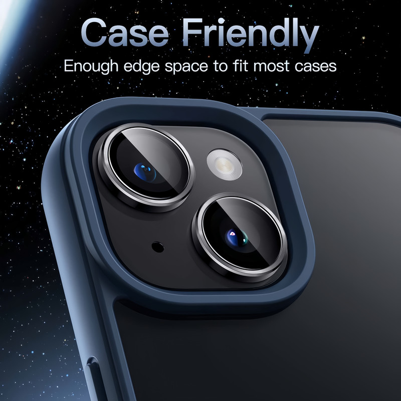 محافظ لنز دوربین اسلیکتو مدل Pro Plus مناسب برای گوشی موبایل اپل iPhone 15