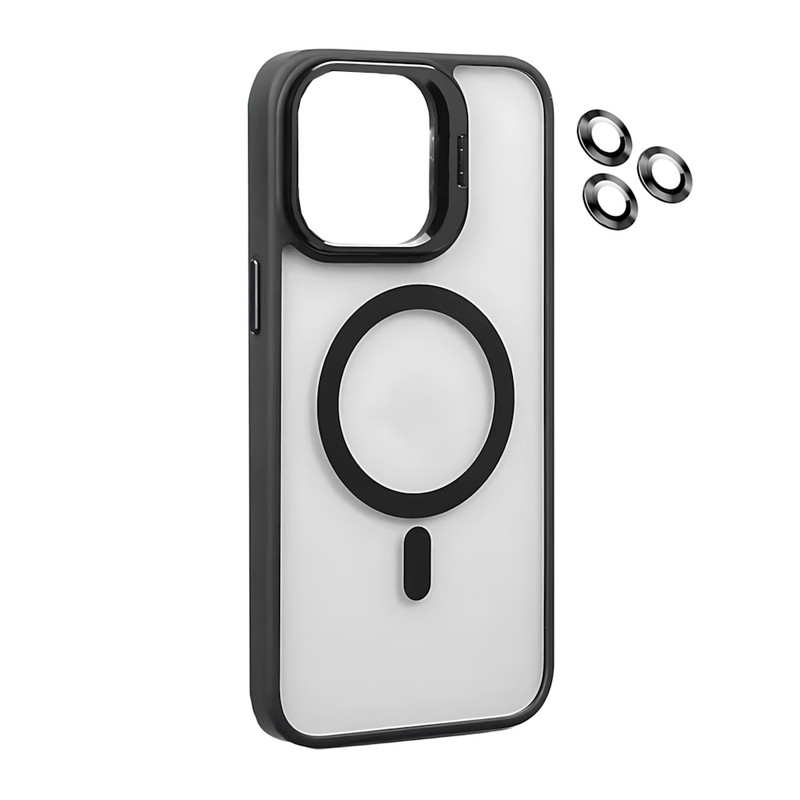 کاور مدل EasCX مناسب برای گوشی موبایل اپل iPhone 16 به همراه محافظ لنز
