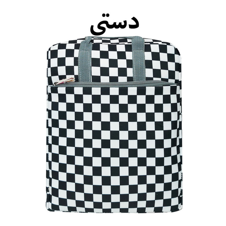 کوله پشتی بچگانه سیی مدل شطرنجی سه کاره کد 226.5