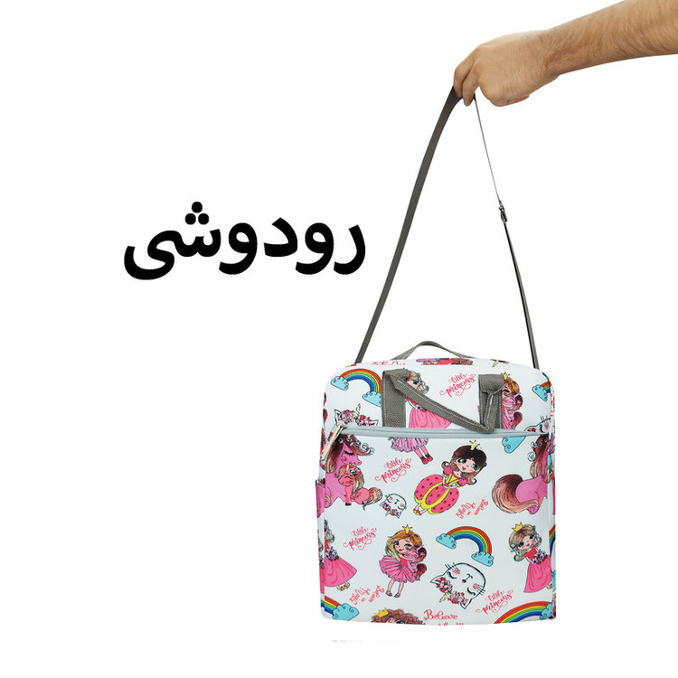 کوله پشتی بچگانه سیی مدل پرنسس و یونیکورن سه کاره کد 226.7