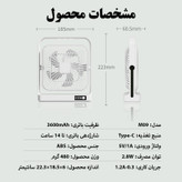 پنکه رومیزی مدل 360 درجه کد M09
