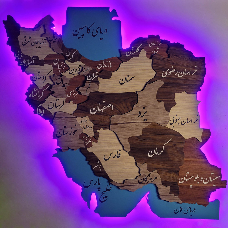 تابلو نوری مدل نقشه ایران
