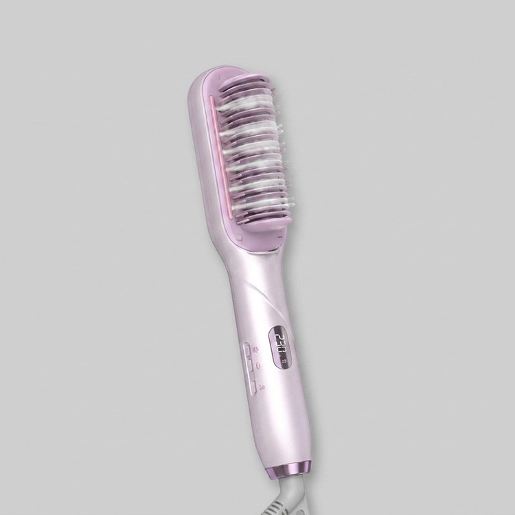 برس حرارتی بخاردار شیگلم مدل Hydra Shot Steam straightening brush Pro وزن 775 گرم با مخزن بخار داخلی و سیستم یون ساز