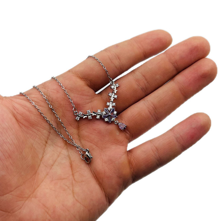 گردنبند زنانه مدل گل KYTAKP309