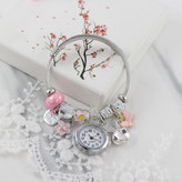 دستبند زنانه مدل گل کد AAD619